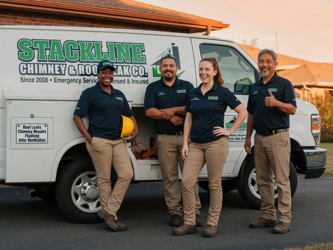 Chimney flashing repair company in Woodbine, KS